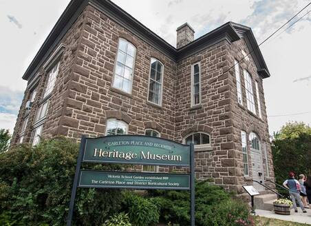 Image of the front of the Heritage Museum
